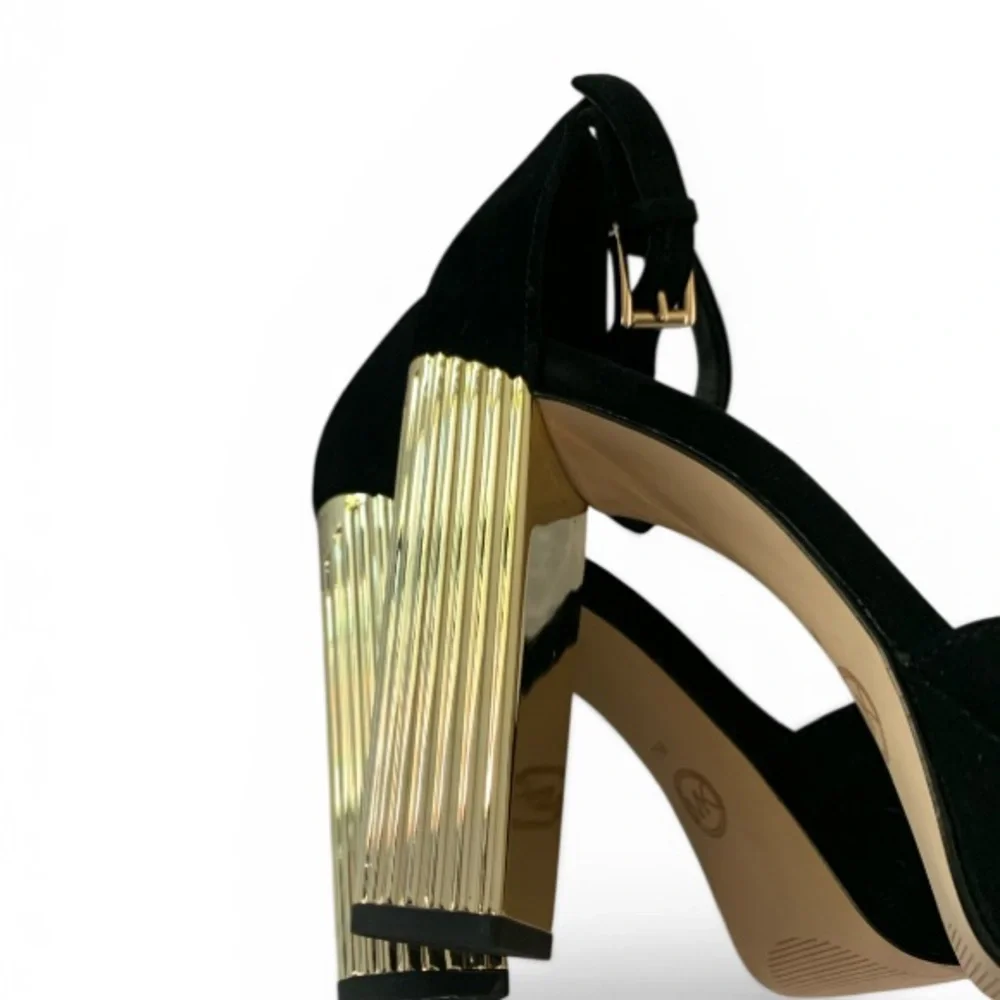 MICHAEL Michael Kors Porter Ankle Strap Platforms Size 7M Party Date Night Event - Picture 11 of 11